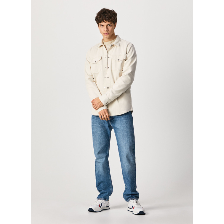 chemise homme  pepe jeans dave natural