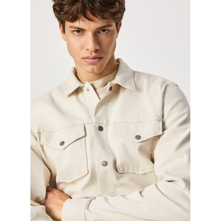 chemise homme  pepe jeans dave natural