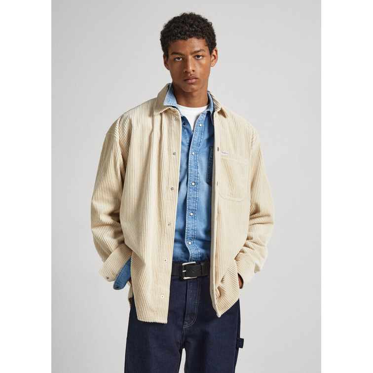 chemise homme  pepe jeans devon cord