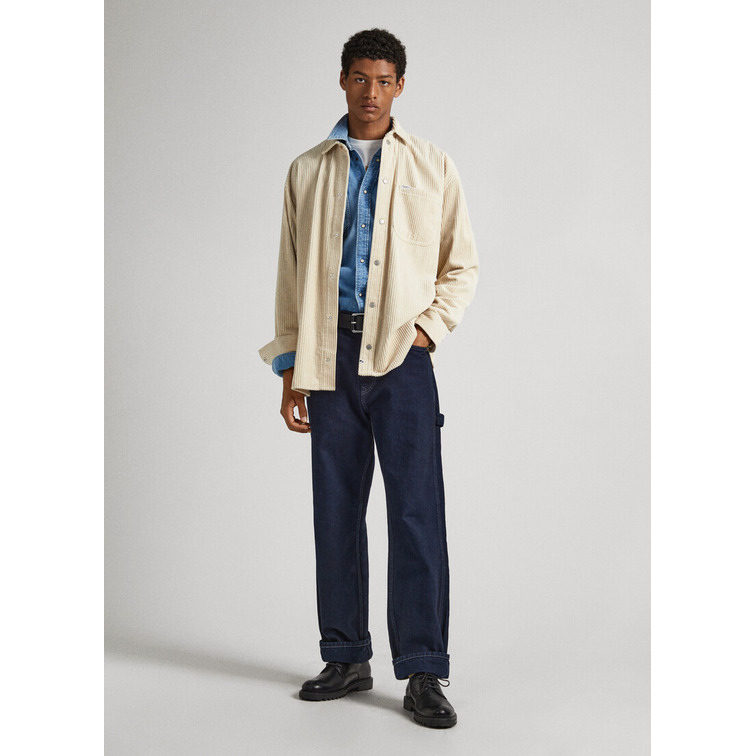 chemise homme  pepe jeans devon cord
