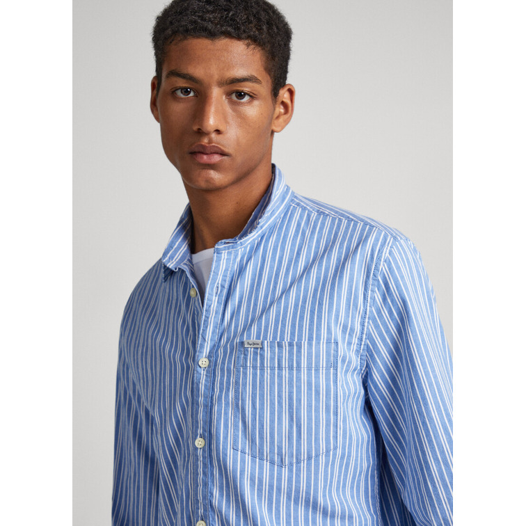 chemise homme  pepe jeans castle