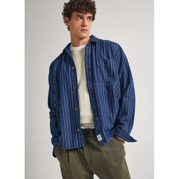 chemise homme  pepe jeans bolton