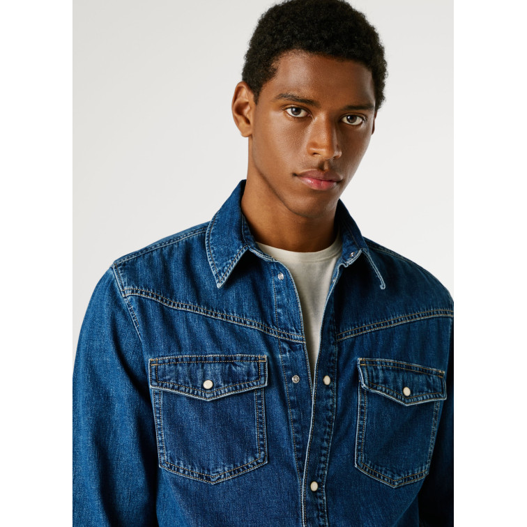 chemise homme  pepe jeans authentic shirt brooks