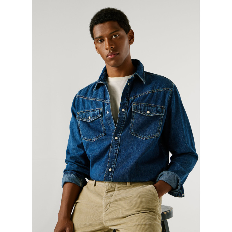 chemise homme  pepe jeans authentic shirt brooks