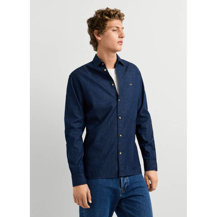 chemise homme  pepe jeans abel classic slim shirt