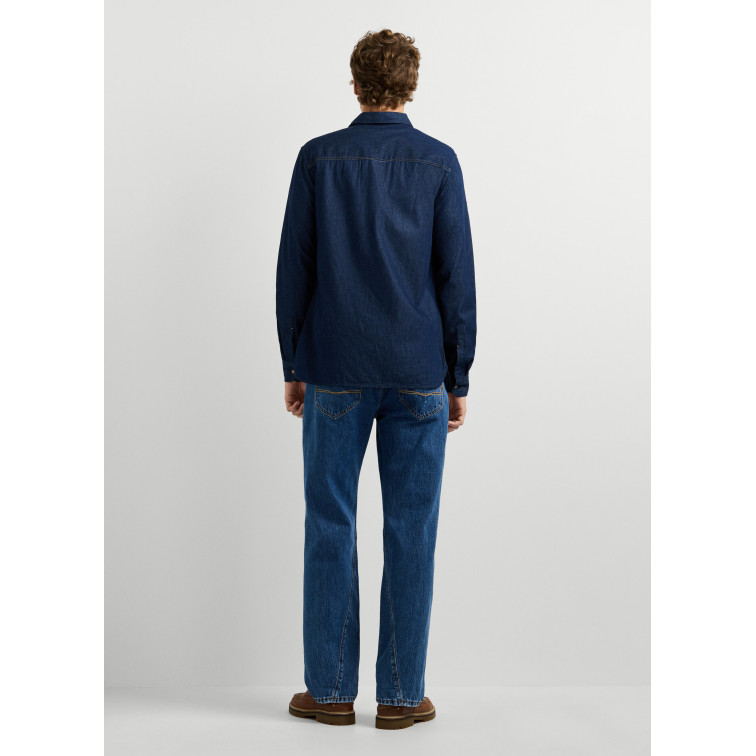 chemise homme  pepe jeans abel classic slim shirt