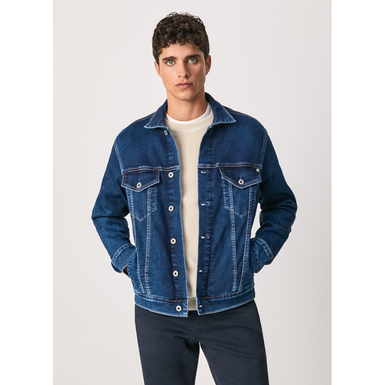 veste en jean homme pepe jeans pinner