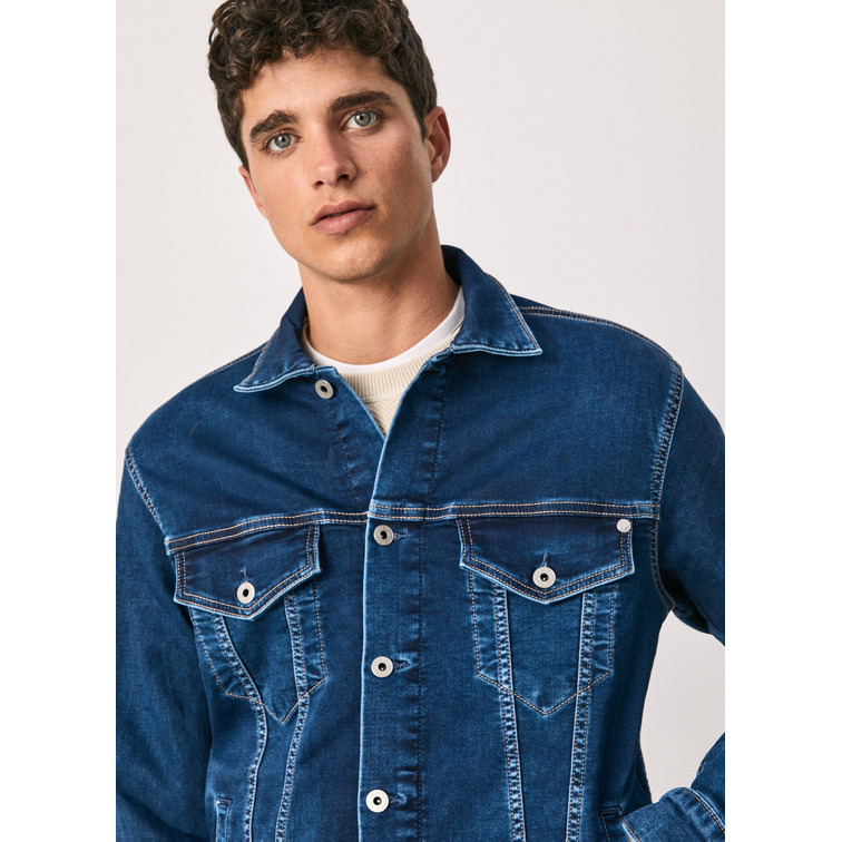 veste en jean homme pepe jeans pinner
