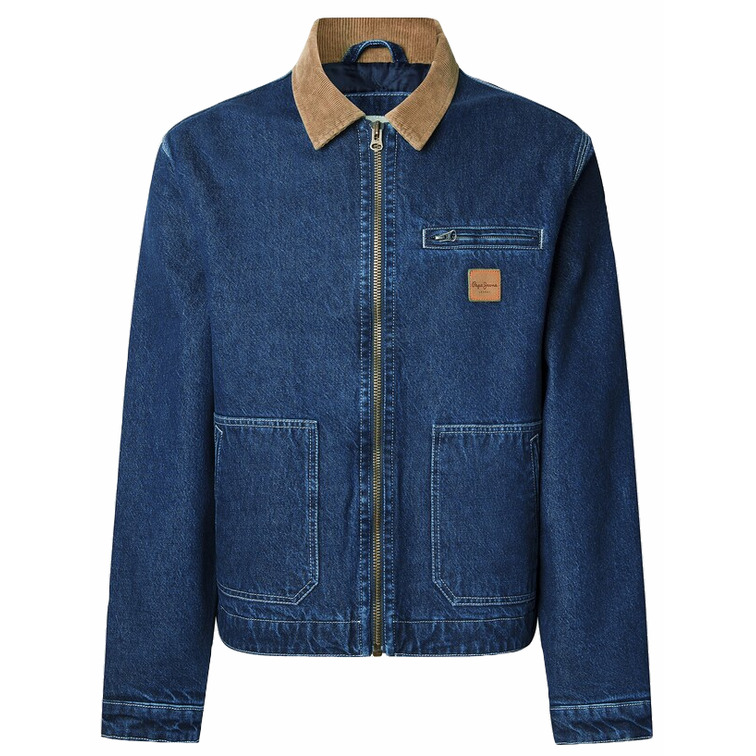 cazadora homme  pepe jeans workwear jacket dk blue
