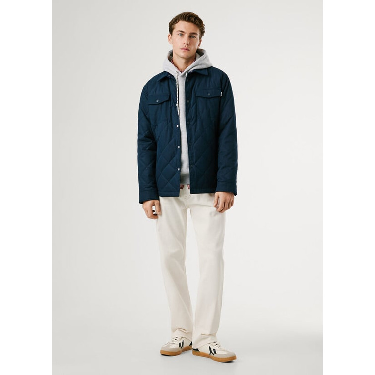 cazadora homme  pepe jeans quilted workshirt