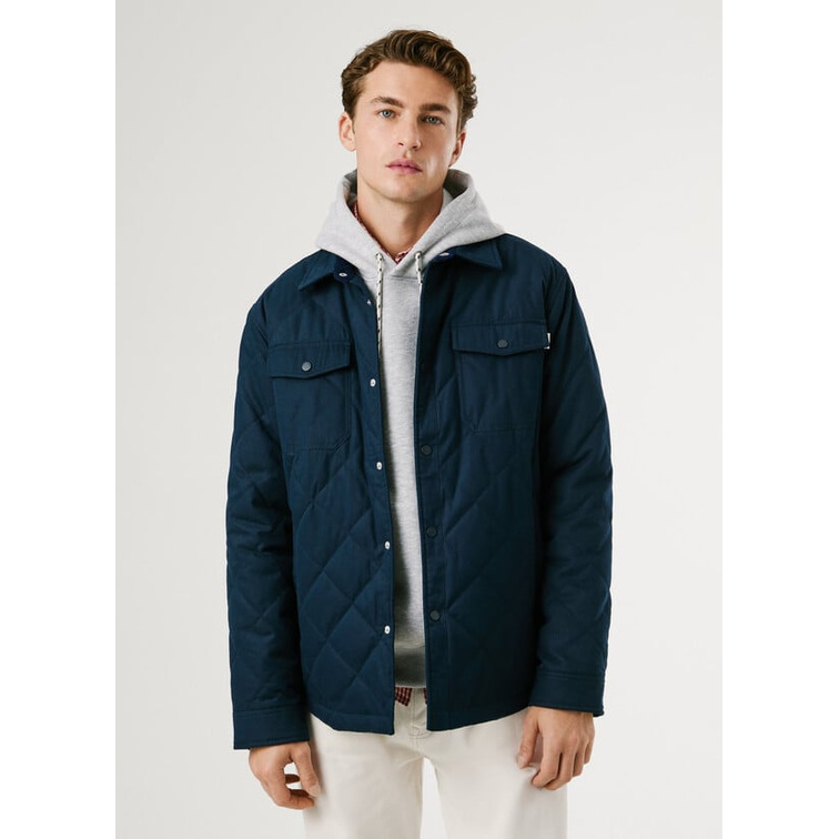 cazadora homme  pepe jeans quilted workshirt