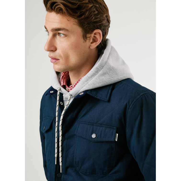 cazadora homme  pepe jeans quilted workshirt