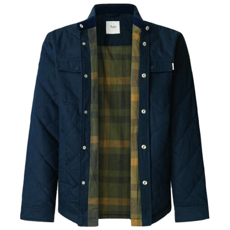 cazadora homme  pepe jeans quilted workshirt