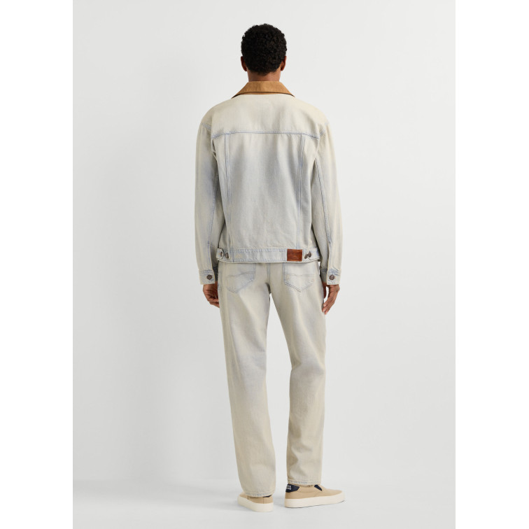 maillot homme  pepe jeans walt worker jacket tint grey