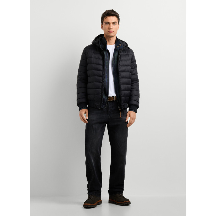 maillot homme  pepe jeans puffer hood jacket