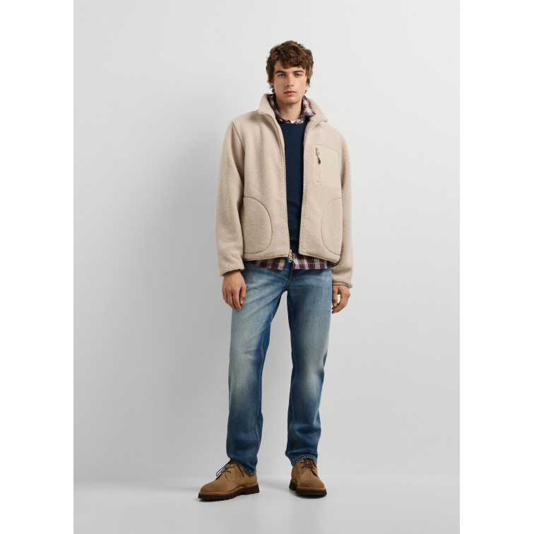 cazadora homme  pepe jeans borg jacket