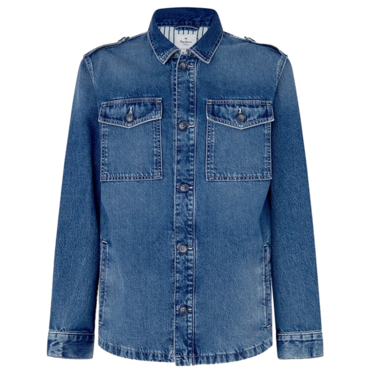 cazadora homme  pepe jeans luka stencil