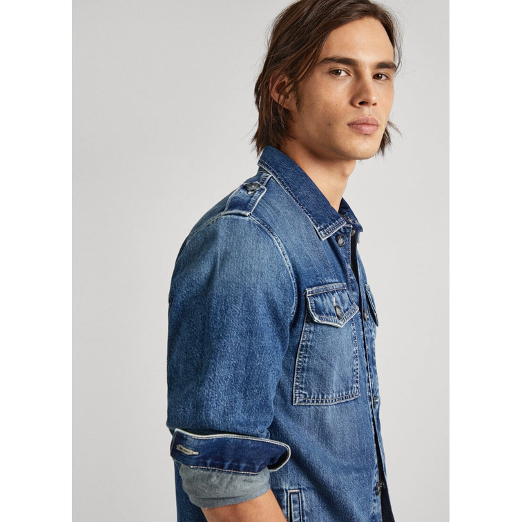 cazadora homme  pepe jeans luka stencil