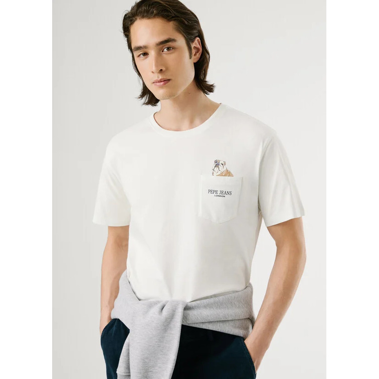 t-shirt homme  pepe jeans thansen tee