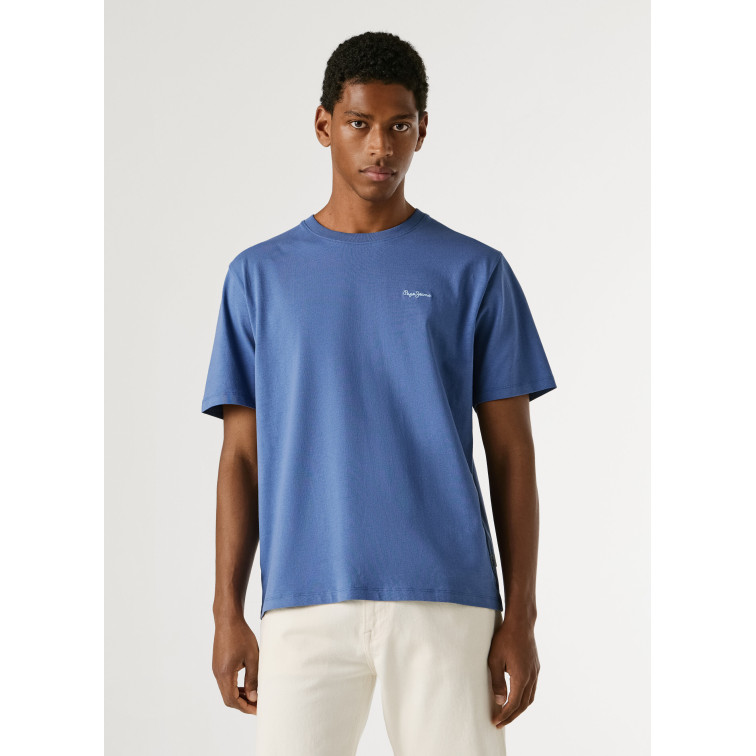 t-shirt homme  pepe jeans contrast connor
