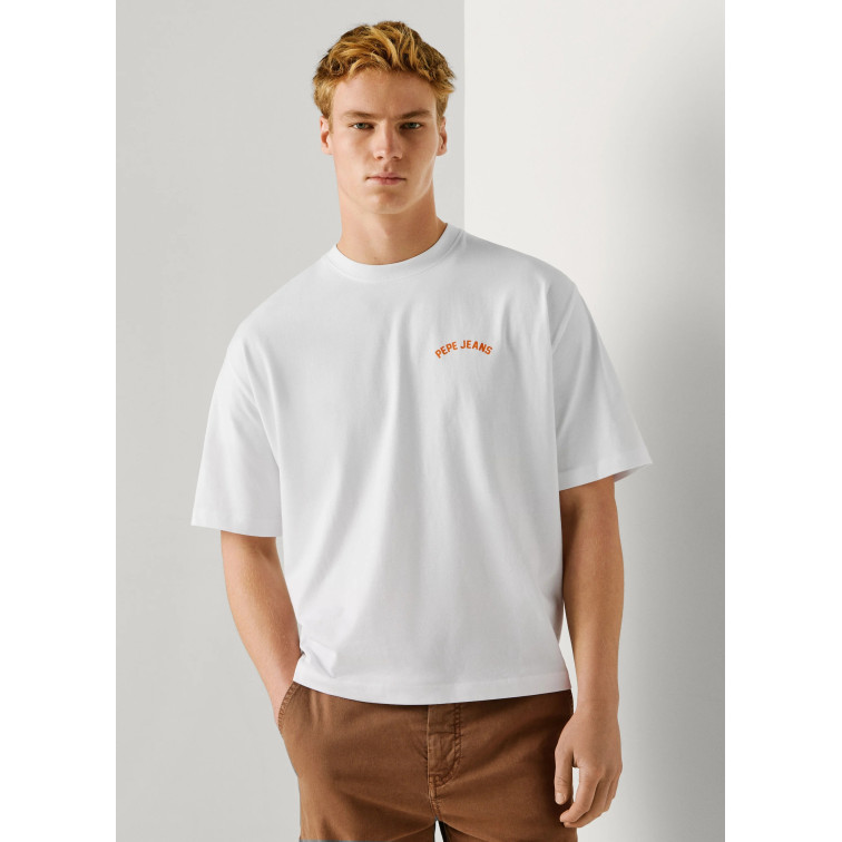 t-shirt homme  pepe jeans gideon multicolor tee