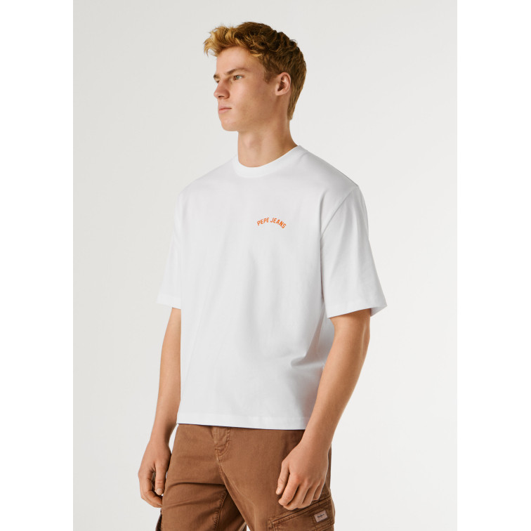 t-shirt homme  pepe jeans gideon multicolor tee