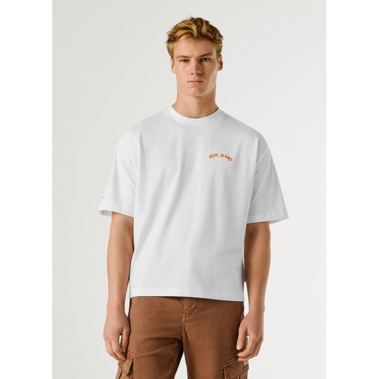 t-shirt homme  pepe jeans gideon multicolor tee