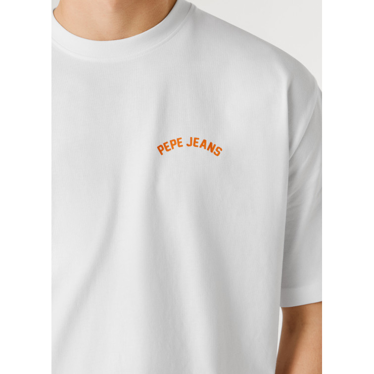 t-shirt homme  pepe jeans gideon multicolor tee