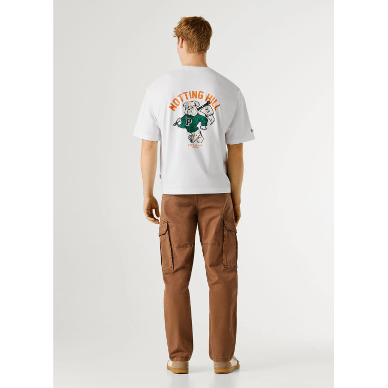 t-shirt homme  pepe jeans gideon multicolor tee