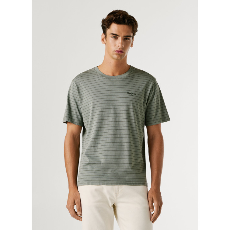 t-shirt homme  pepe jeans jacko stripes