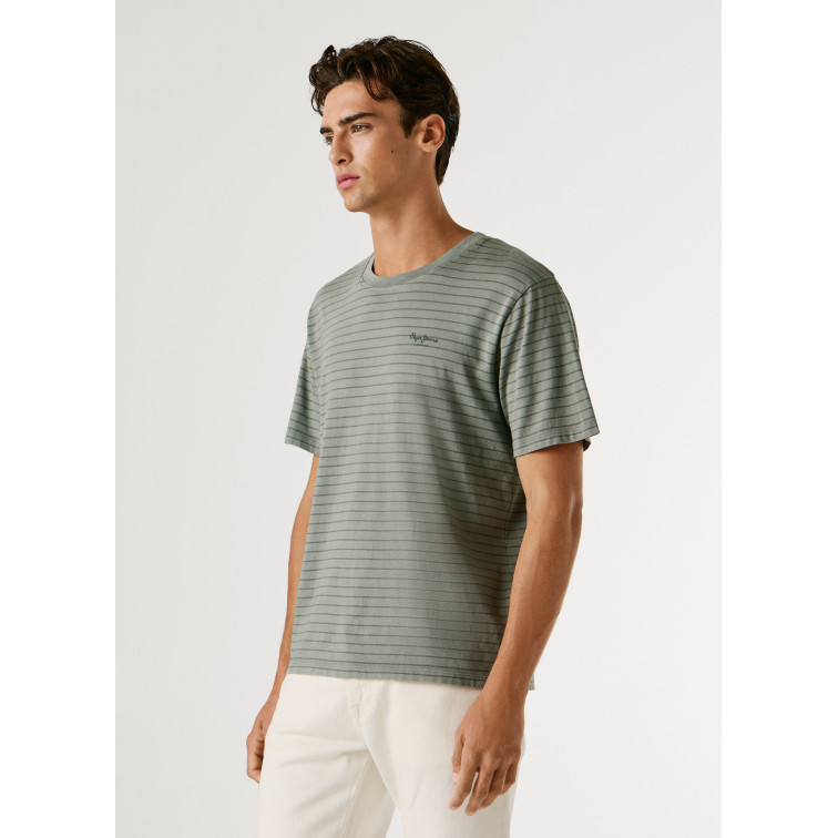 t-shirt homme  pepe jeans jacko stripes