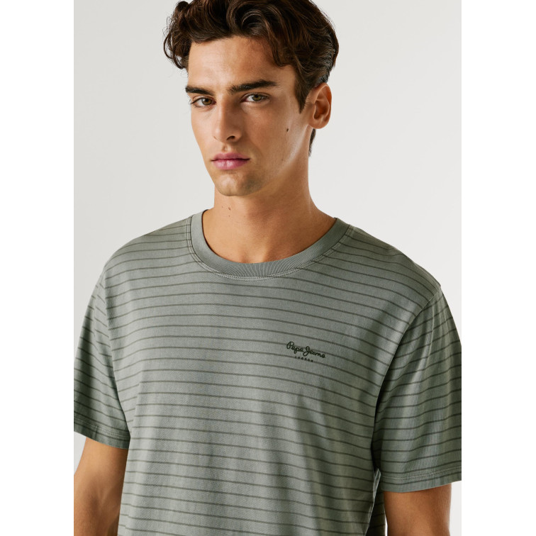 t-shirt homme  pepe jeans jacko stripes