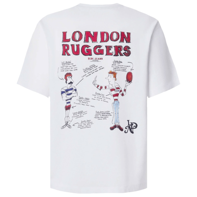 t-shirt homme  pepe jeans chelsea back tee