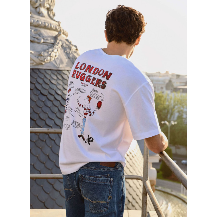 t-shirt homme  pepe jeans chelsea back tee