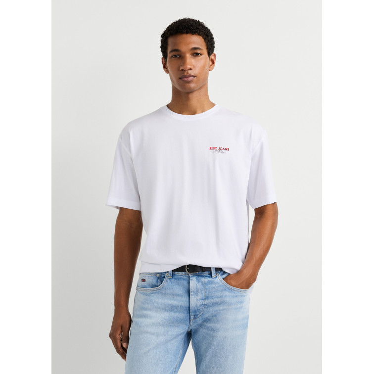 t-shirt homme  pepe jeans chelsea back tee