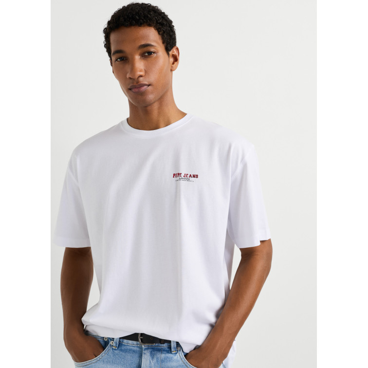 t-shirt homme  pepe jeans chelsea back tee