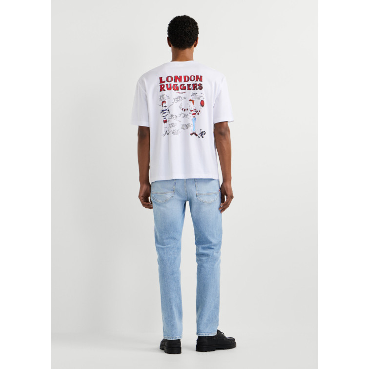 t-shirt homme  pepe jeans chelsea back tee