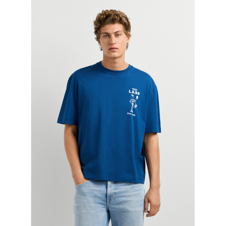 t-shirt homme  pepe jeans small chelsea tee