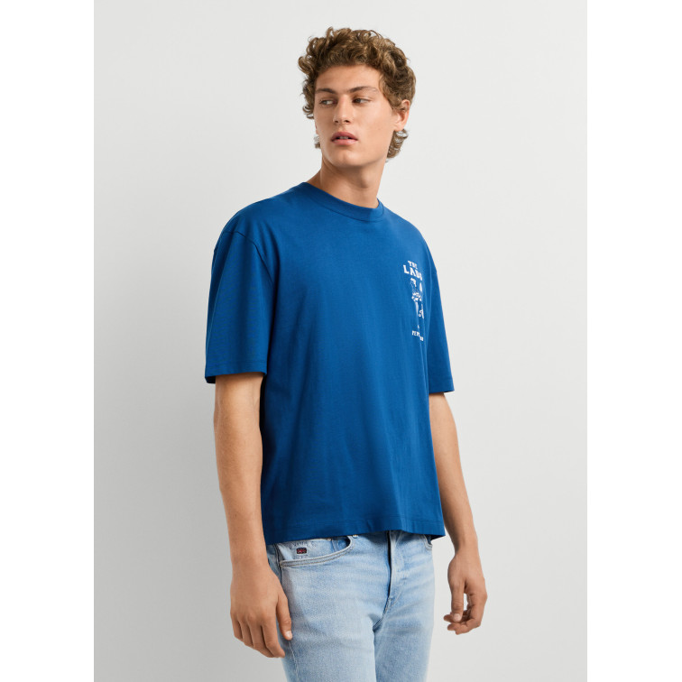 t-shirt homme  pepe jeans small chelsea tee