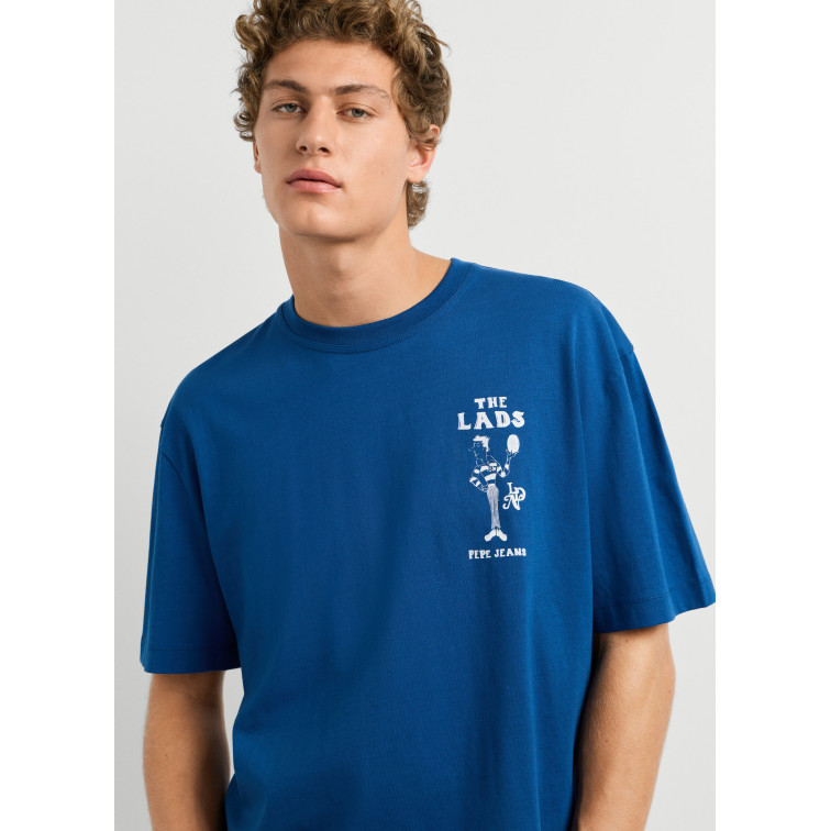 t-shirt homme  pepe jeans small chelsea tee