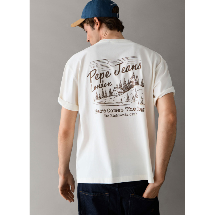 t-shirt homme  pepe jeans jax tee