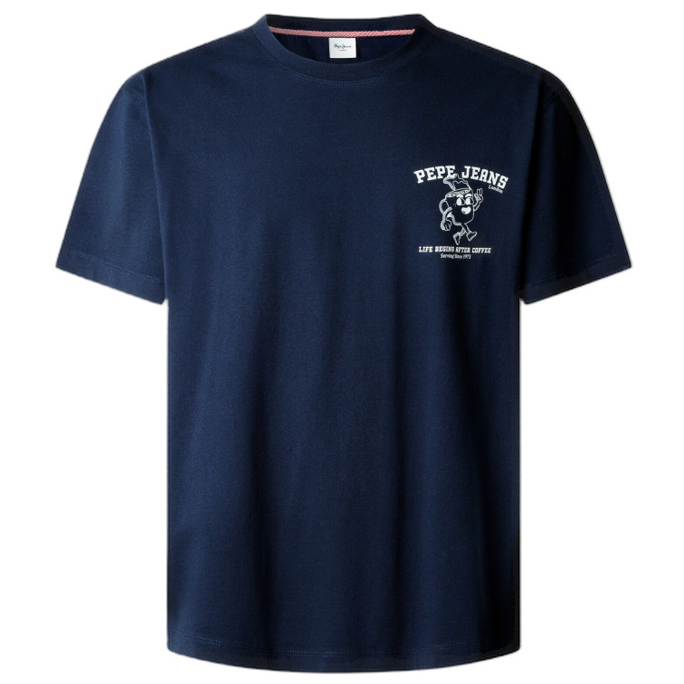 t-shirt homme  pepe jeans coffeet tee
