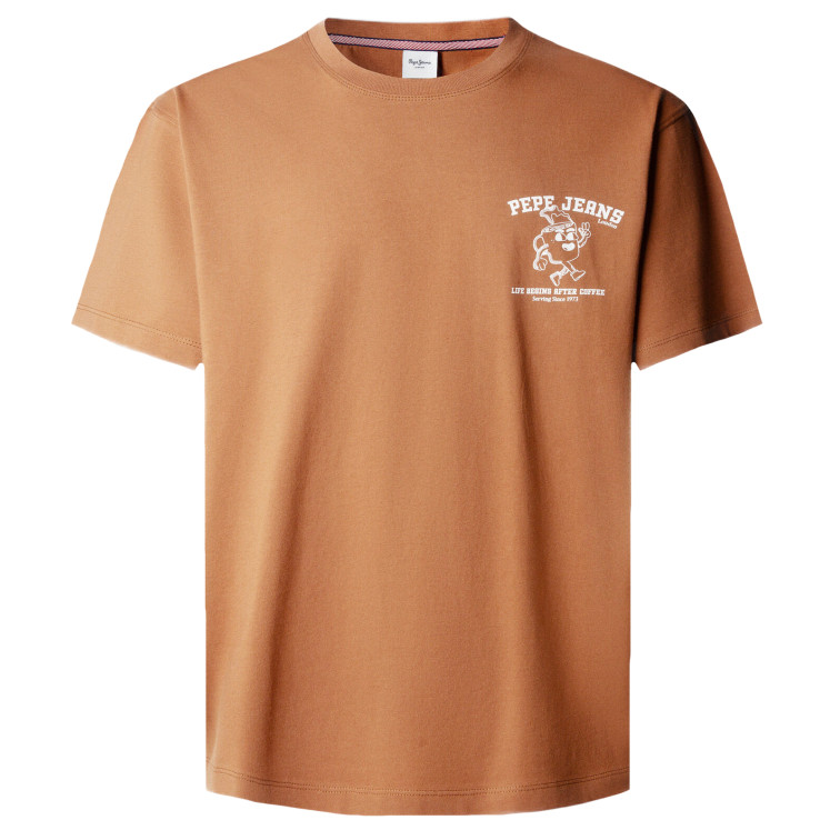 t-shirt homme  pepe jeans coffeet tee