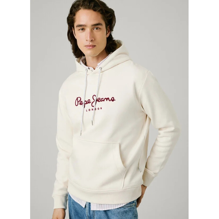 sweat-shirt homme  pepe jeans macbeth plain hoodie