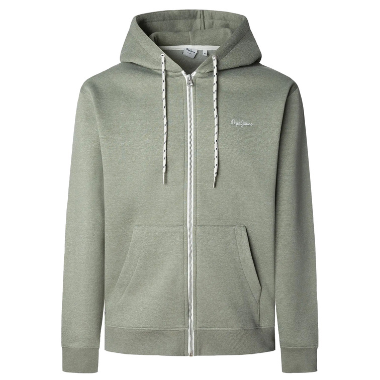sweat-shirt homme  pepe jeans macbeth melange zip