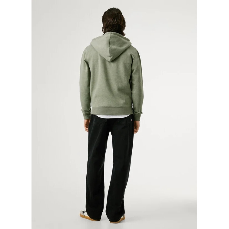 sweat-shirt homme  pepe jeans macbeth melange zip