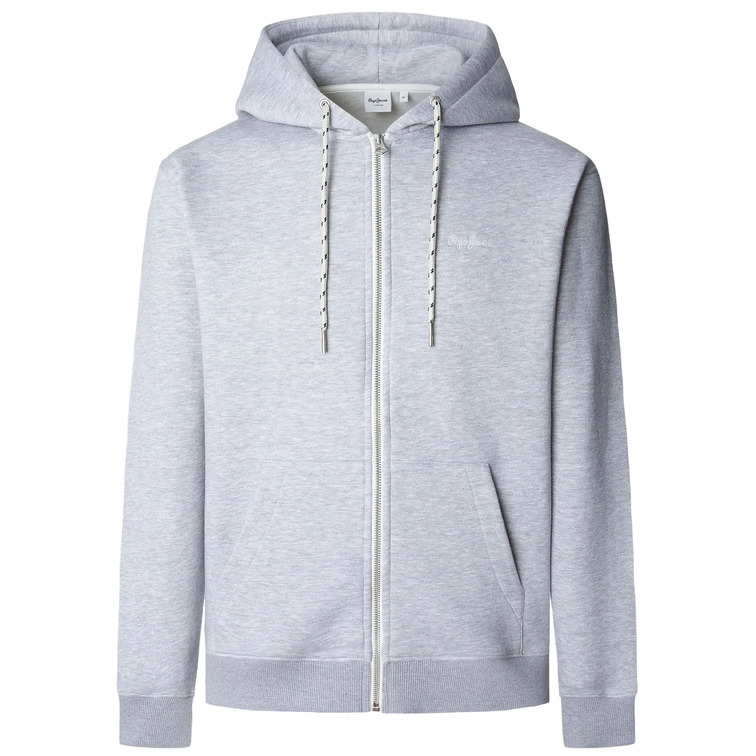 sweat-shirt homme  pepe jeans macbeth melange zip