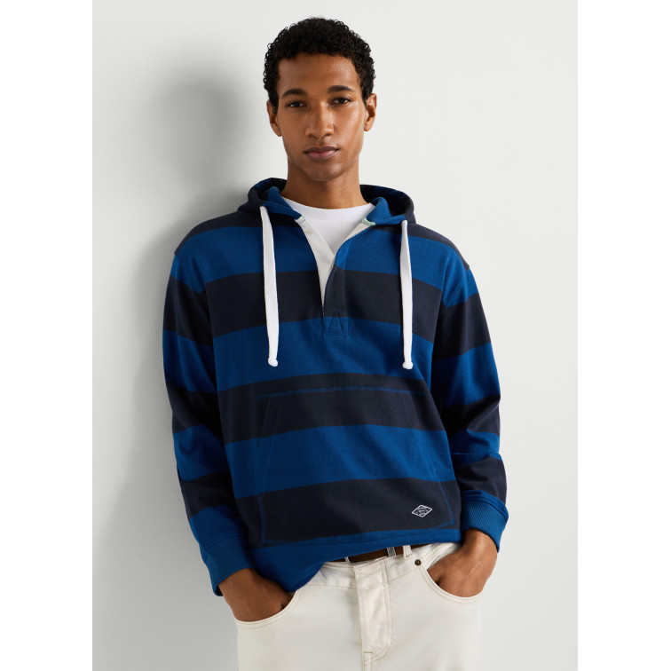 sweat-shirt homme  pepe jeans joe stripes hoodie
