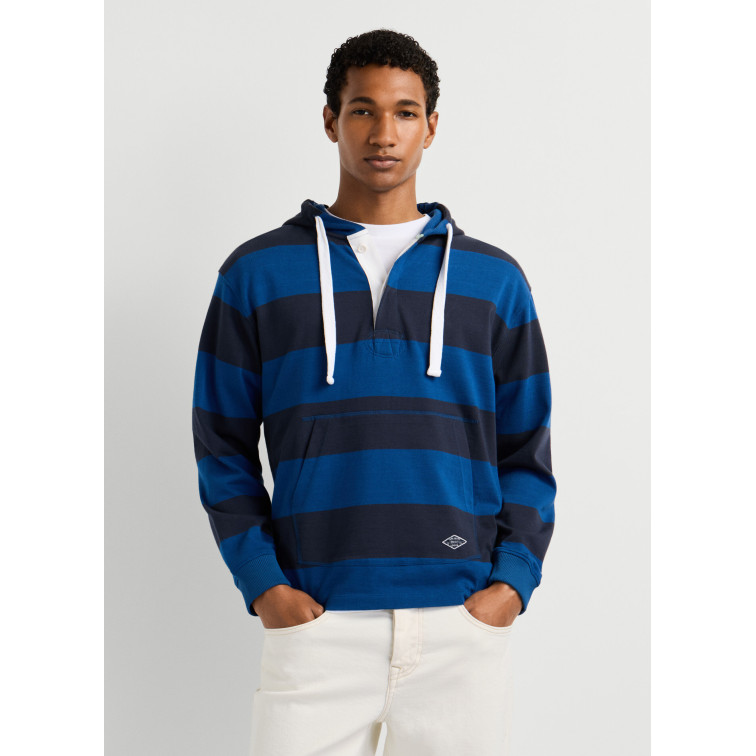 sweat-shirt homme  pepe jeans joe stripes hoodie
