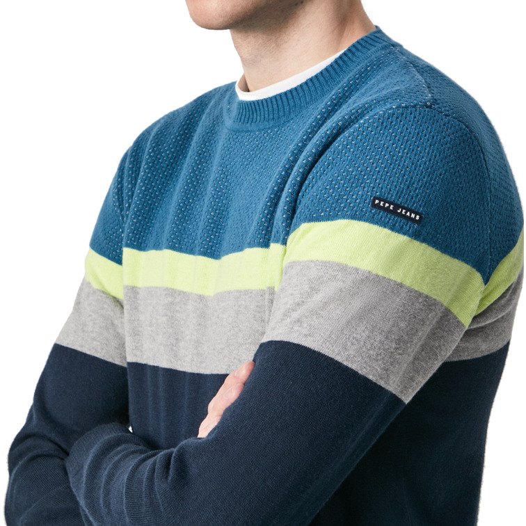 maillot color block homme pepe jeans joel